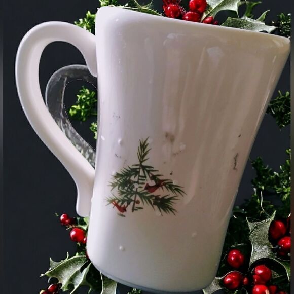 HALLMARK Glazed Ceramic Winter Scene MUG VINTAGE LARGE - Picture 10 of 12